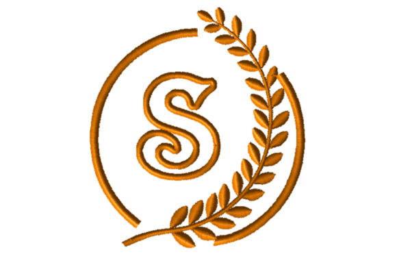 Alphabet Letter S Applique: A Premium Sweatshirt Embellishment