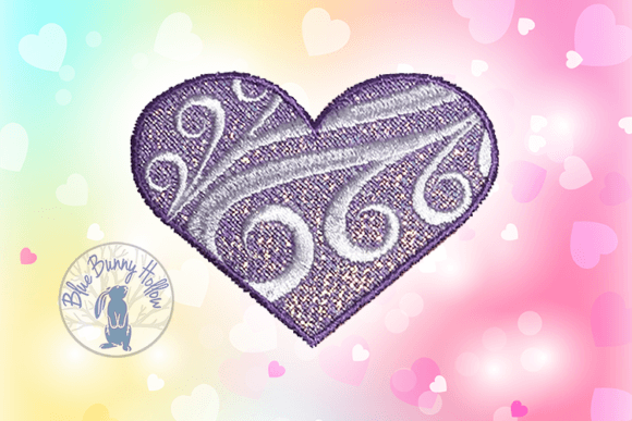 Artistic Hearts: A Charming Embroidery Design