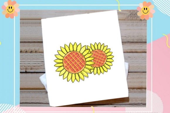 Beautiful Sunflower: A Versatile Embroidery Design