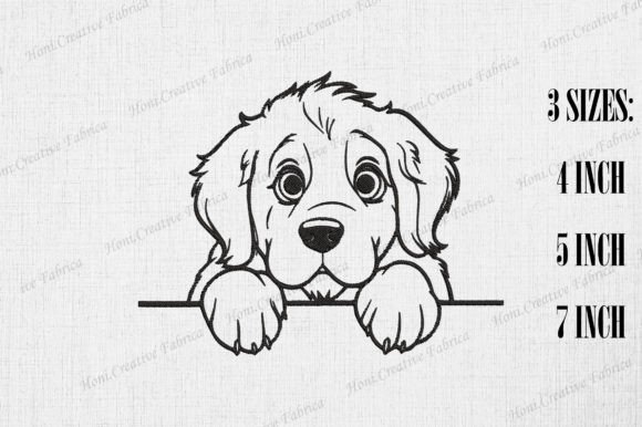 Charming Newfoundland Dog Peeking Wall Design