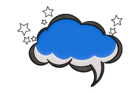 Creative Versatility: Comic Blank Speech Bubble