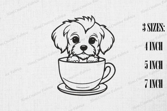 Cute Havanese Dog in Coffee Cup Design