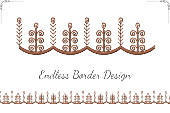 Folk Style Border: A Versatile Embroidery Design