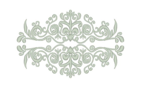 Intricate Embroidery with Ornamental Motif