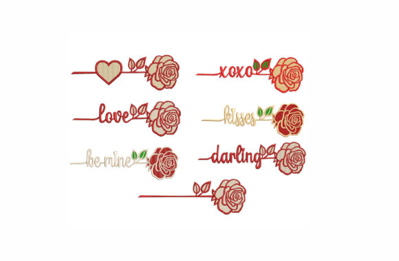 Rose with an Inscription for Lovers