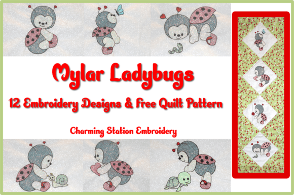Sparkling Mylar Ladybugs: A Detailed Embroidery Review